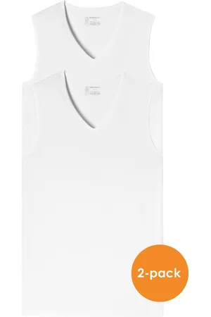 Schiesser 95/5 Organic Tank Top (2-pack) - V-hals -