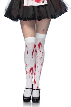 Leg Avenue Bloody Zombie Thigh Highs