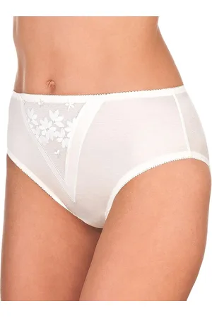 Felina Swiss Broderie Taille Slip 1355 006 Natural - maat 42