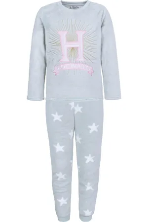 Harry Potter Warme, mintgroene pyjama, broek met sterren, Hogwarts -sweatshirt 8 jaar 128 cm