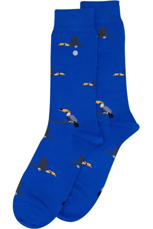 Alfredo Gonzales Toucan Sokken AG-Sk-TOU-01 113 Light Blue/Black XS(35-37)