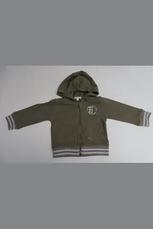 Merkloos Gilet - Unie - - Met rits en kap - 2 jaar 92