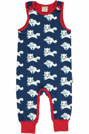 Maxomorra Playsuit ARCTIC FOX 74/80