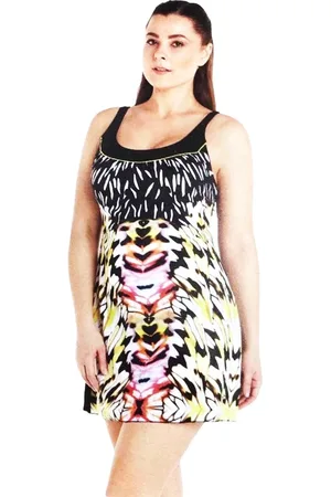 Merkloos Zwemjurk- Badpakjurk- Luxe Badpakjurk met geïntegreerde Badpak- Beste kwaliteit Dames Badpak - Elegante Badmode & Zwemkleding 55023-