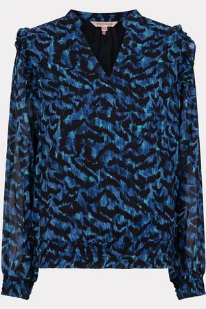 Esqualo Blouse smock wild celebration 999 - 999 print