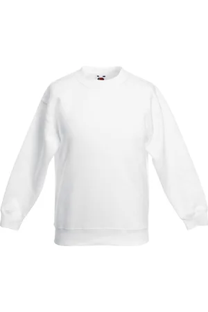 AWDis Fruit Of The Loom Kids Unisex Klassieke 80/20 set-in Sweater (2 stuks)