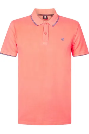 Petrol Industries Heren Klassieke Polo Aquavibe - Roze