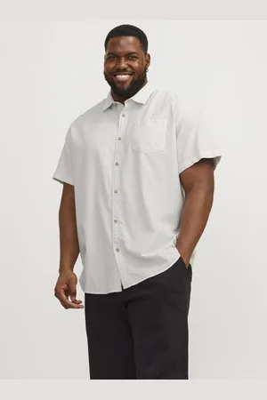JACK & JONES Overhemd korte mouw stip