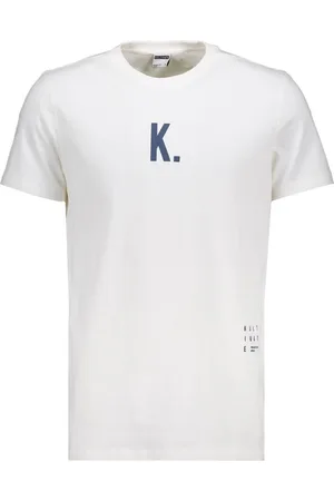Kultivate T-shirt Ts Kian 2201040200 226 Egret Mannen