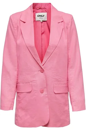 ONLY Blazer Onlcaro L/s Linen Blend Ovs Blazer 15255171 Sachet Pink Dames