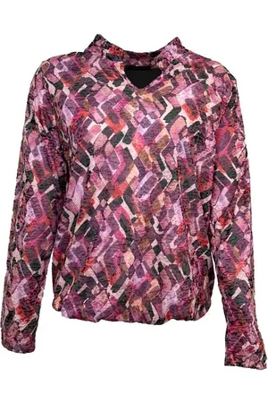 Merkloos Pink Lady - Blouse N209 cyclaam v-hals - maat L
