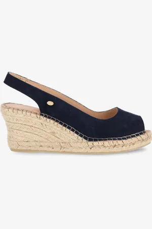 Fred de la Bretoniere Espadrille Clare Beau Donker Blue