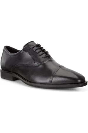 Ecco Calcan With Lace Black Mens Shoe