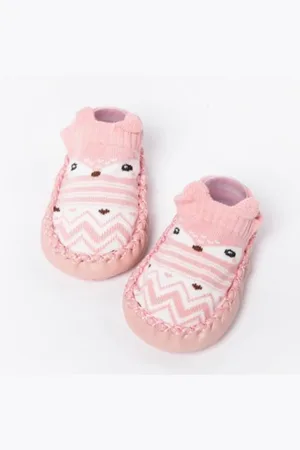 Merkloos Baby Schoentjes / Baby Sokjes / Baby Sloffen - Anti Slip - 11 cm