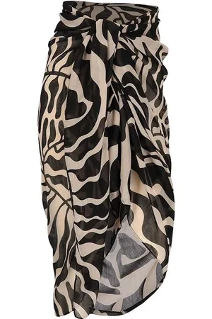 sarlini Pareo Omslagdoek Zwart Sand Dames Vrouwen Strandjurkje Sarong