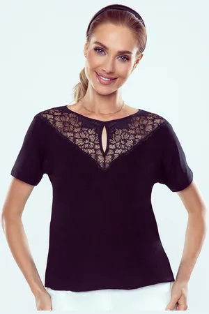Eldar Filippa- mooie dames blouse - met kant M