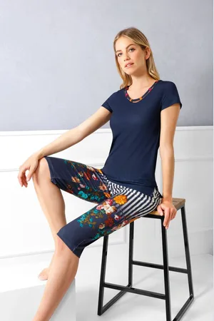 HAJO Zomerse pyjama marine- -