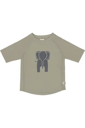 LÄSSIG UV-Shirt met korte mouwen voor kinderen - Olifant - - maat 62-68cm