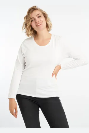 MS Mode Top Basis shirt met lange mouw