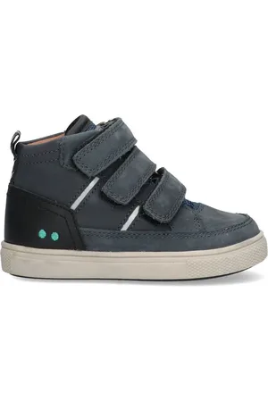 Bunnies JR 224755-529 Jongens Hoge Sneakers - - Leer - Klittenband