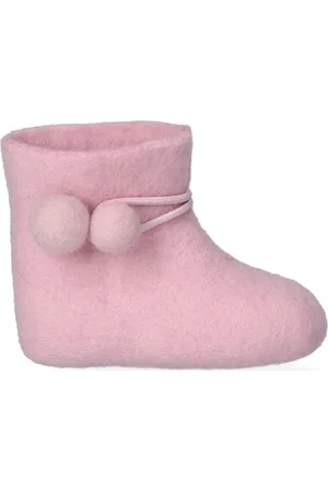 Tofvel Juna + Lala Wolvilt Baby Slofjes Pink