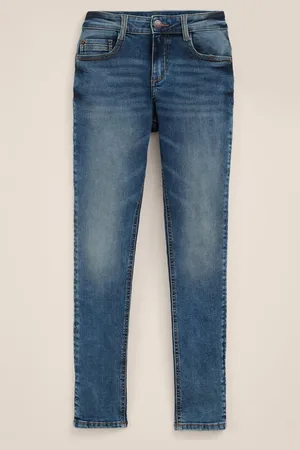 WE Fashion Jongens skinny fit jeans met stretch