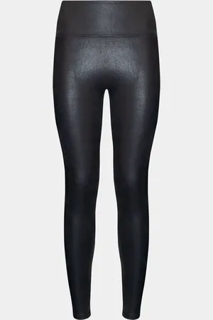 MAGIC Bodyfashion Leather Look Leggings - Black