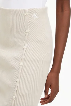 Calvin Klein Rok/Mini Rok Ck Jeans Rok Met Knopen - Streetwear - Vrouwen