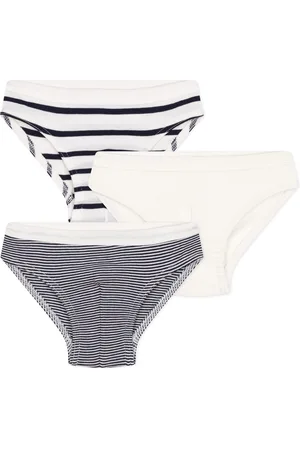 Petit Bateau Set van 3 gestreepte slips voor jongens Jongens Onderbroek