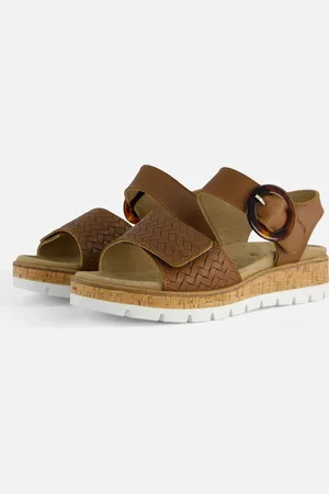 Feyn Mia 96 Sandalen cognac Leer