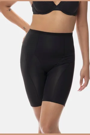 Dorina Corrigerende short lange pijpjes - Medium control - Shapewear boxershort - Anti slip rand - L