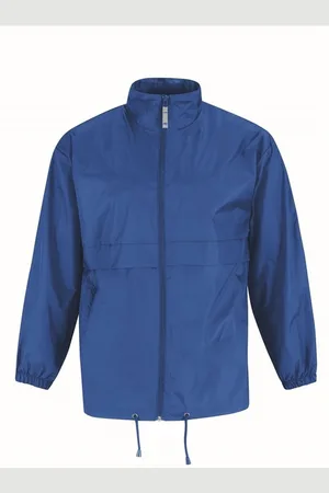 B and C Windjas/regenjas voor heren kobaltblauw maat XL