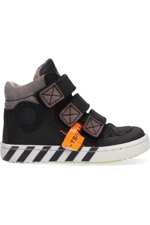 Shoesme Ur21w043 Hoge sneakers - Leren Sneaker - Jongens - Zwart
