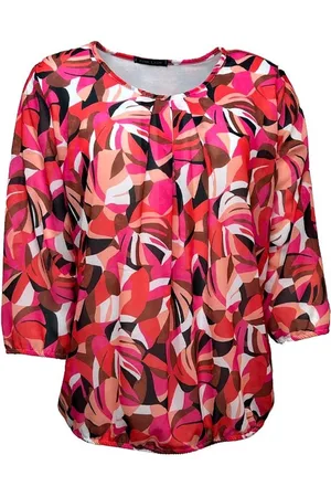 Merkloos Pink Lady dames blouse - blouse LM - N103 - print - maat S