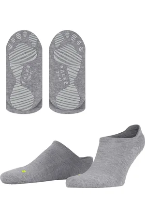 Falke Cool Kick anatomische pluche zool Zacht Ademend Sneldrogend sneakersokken unisex grijs