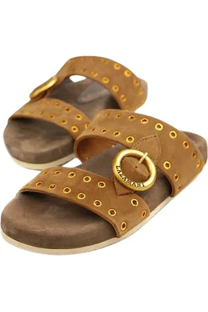 Lazamani Two Straps One Buckle Slippers Dames