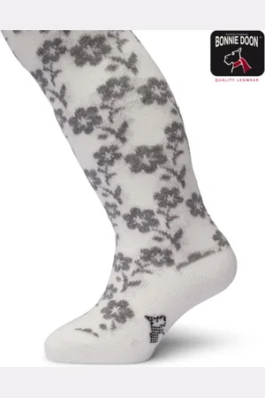 Bonnie Doon Baby Bloemen Maillot Off White maat 56/62 - Meisjes - Bloemen Print - Organic - Zacht Organisch Katoen - GOTS gecertificeerd - Gebloemd Patroon - Gladde naden - Comfortabele Boord - Geen vervelende naden - Crème - - BP214904.250