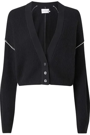 Calvin Klein Trui Ck Jeans Vest Met Contrasterende Naden - Streetwear - Vrouwen