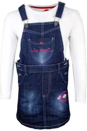 Lee Jurkje denim donkerblauw Kids & Kind Meisjes