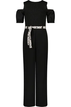 B.Nosy Meisjes jumpsuit - Mette - Zwart