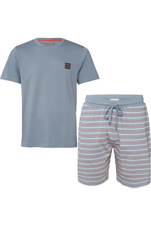 Phil & Co. Berlin Heren Shortama Korte Pyjama Katoen