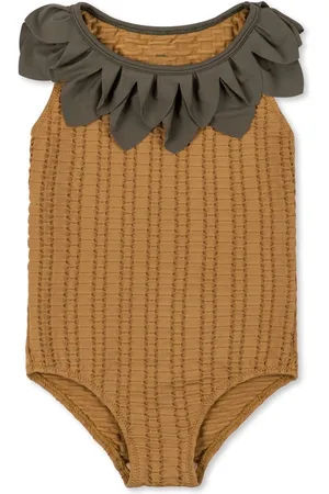 Konges Sløjd Konges Sløjd Pineapple badpak kind - Bone brown