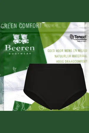 Beeren Green Comfort tencel - dames maxi slip - maat M - zwart