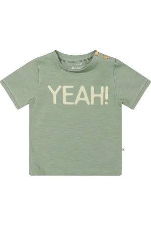 Ducky Beau T-shirt " YEAH! " - Lily pad - - maat 62