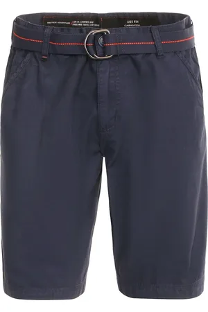 Casa Moda Chino Korte Broek Met Riem Katoen 544195900-106 - 34 (L)