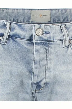 Cast Iron Heren jeans Slim Bright Wash