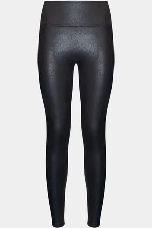 MAGIC Bodyfashion Leather Look Leggings - Black