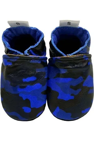 Babysteps Babyslofjes Camo Blue maat 16/17