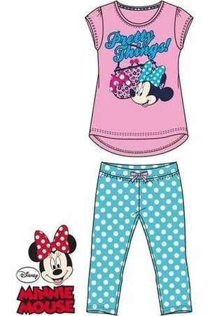 Minnie Pyjama - maat 128 - 100% katoen - pyama met blauw