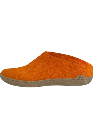 Glerups Dames en Heren pantoffels Leren zool